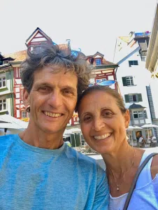 Zeina and Tiziano Grifoni, founders of Corebility